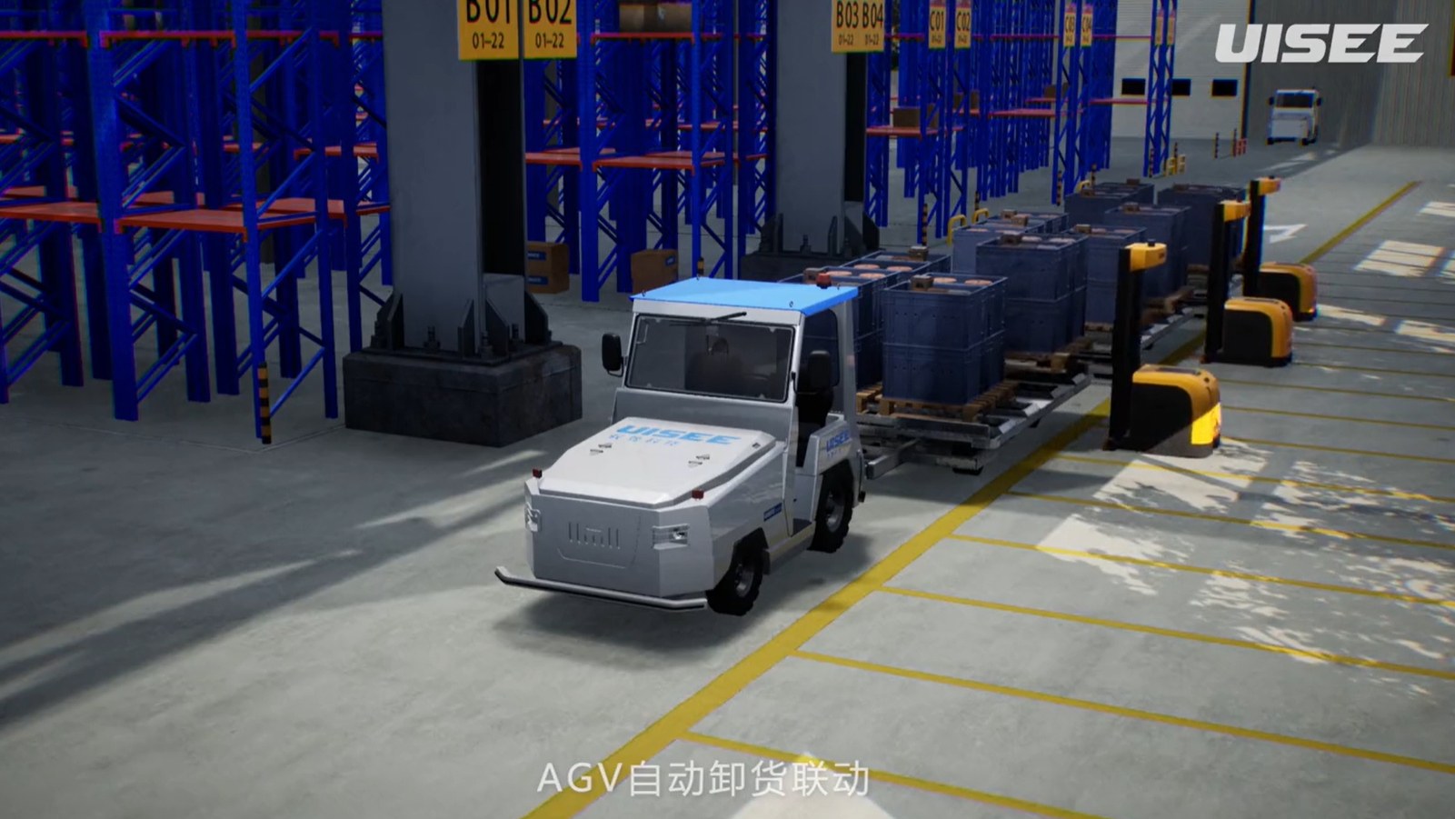 AGV自动卸货